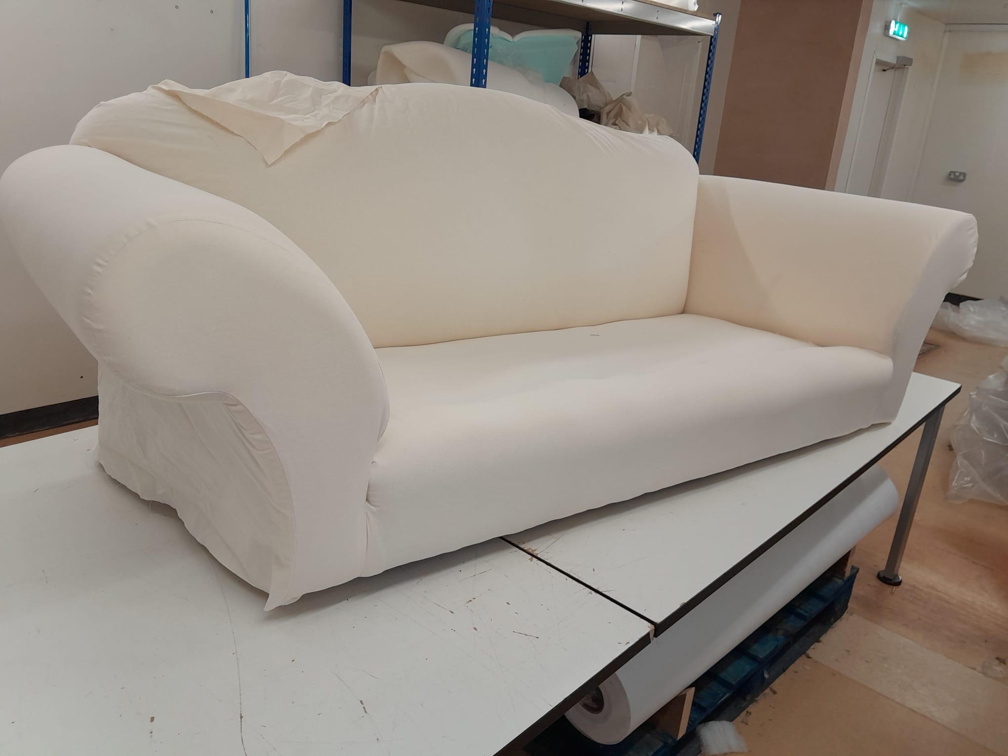 multiyork furniture upholstery - replace webbing or barrier cloth